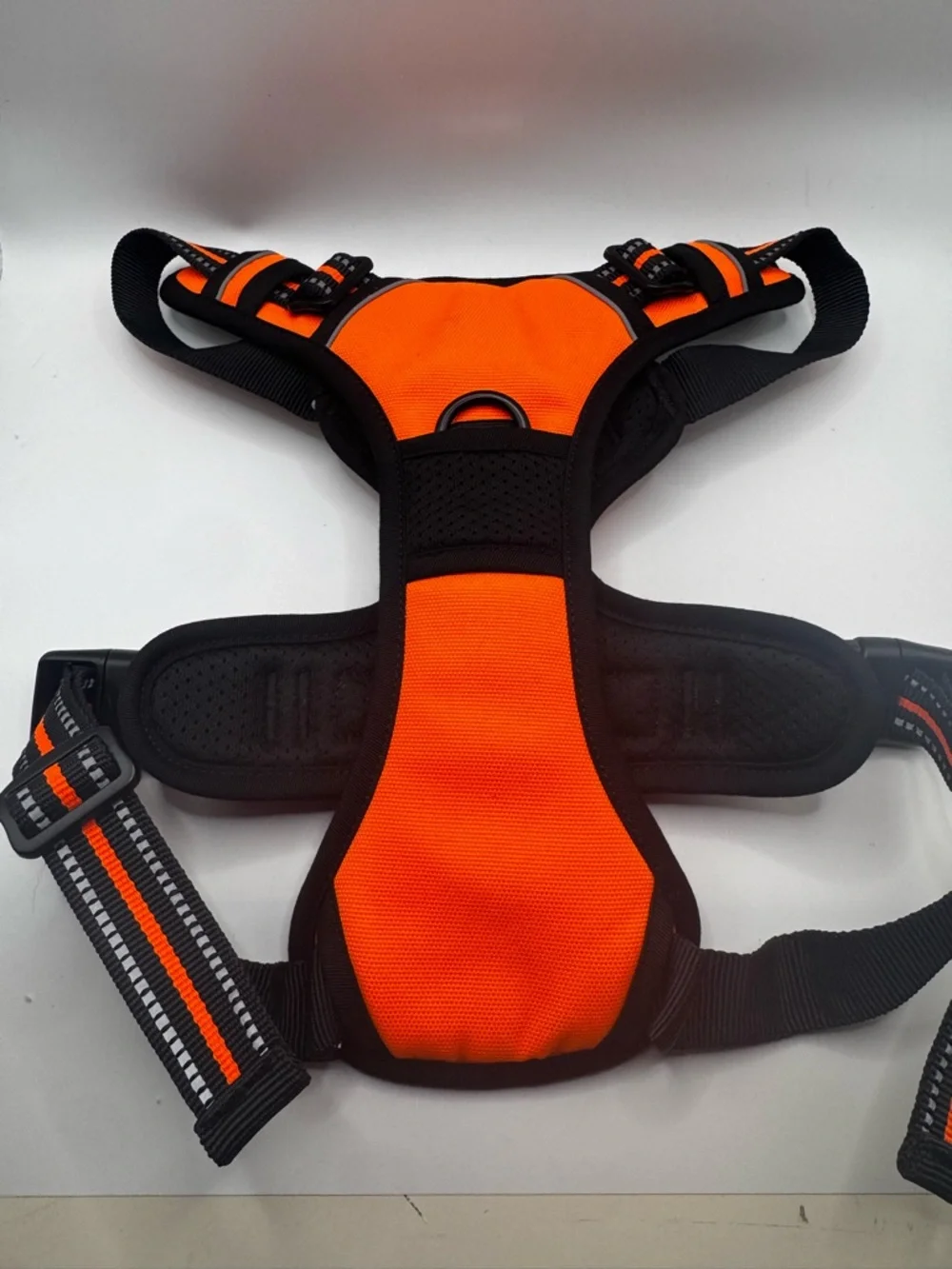 rabbitgoo Reflective Orange Dog Harness - Padded No-Pull Chest Harness